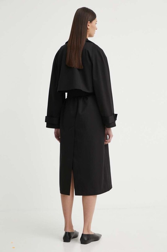 Odzież AERON trencz bawełniany PIPPA RSCO114473 czarny