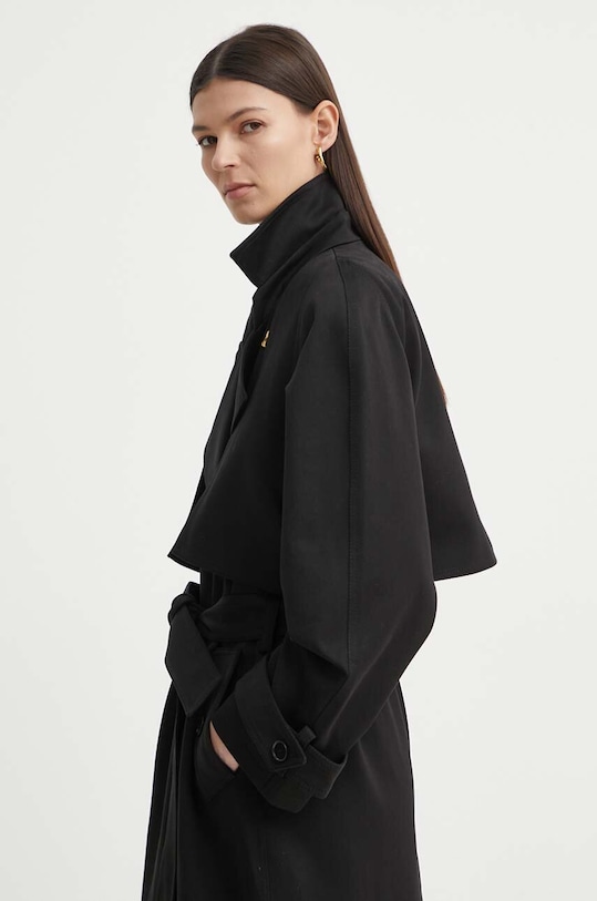 AERON trencz bawełniany PIPPA czarny RSCO114473