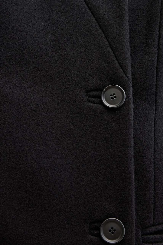 Одежда Шерстяное пальто AllSaints SIDNEY W008OZ чёрный