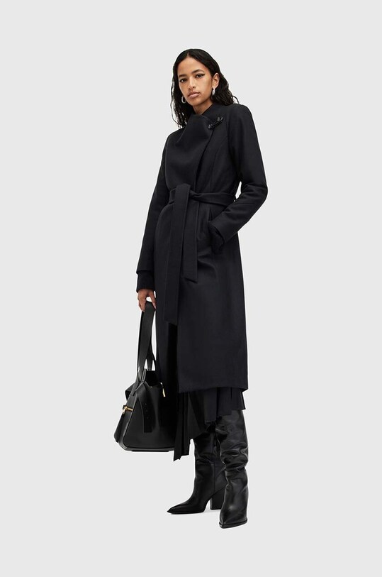 AllSaints palton de lana RILEY W009OZ