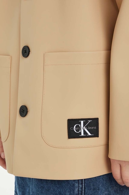 Calvin Klein Jeans płaszcz dziecięcy IG0IG02336.116.PPYH beżowy