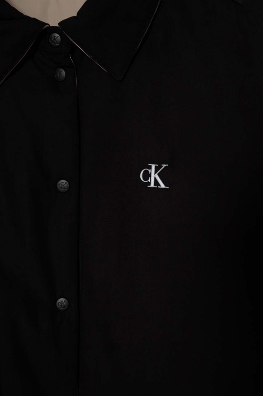 Αναστρέψιμο παιδικό μπουφάν Calvin Klein Jeans IU0IU00541.PPYH μαύρο