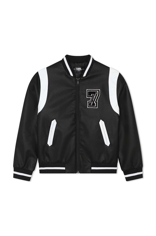 Karl Lagerfeld kurtka bomber dziecięca nieocieplane czarny Z30040.114.150