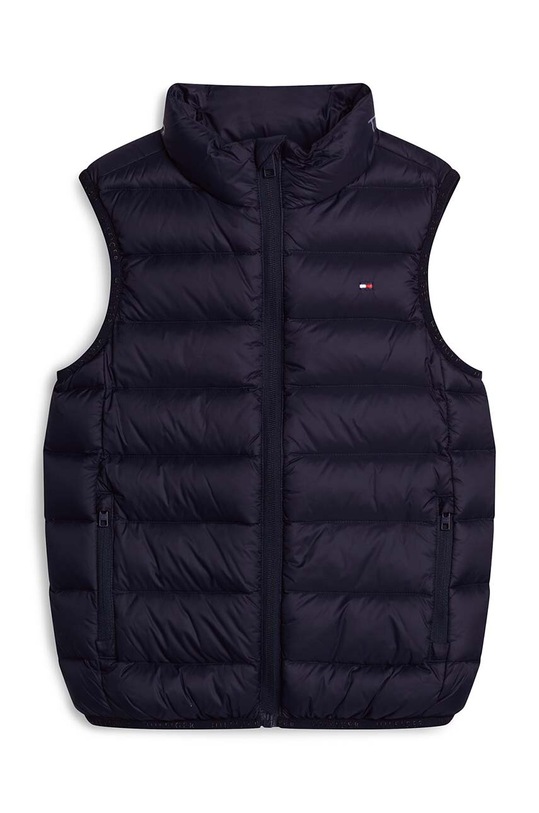 Tommy Hilfiger bezrękawnik puchowy dziecięcy KS0KS00439.PPYH czarny SS24