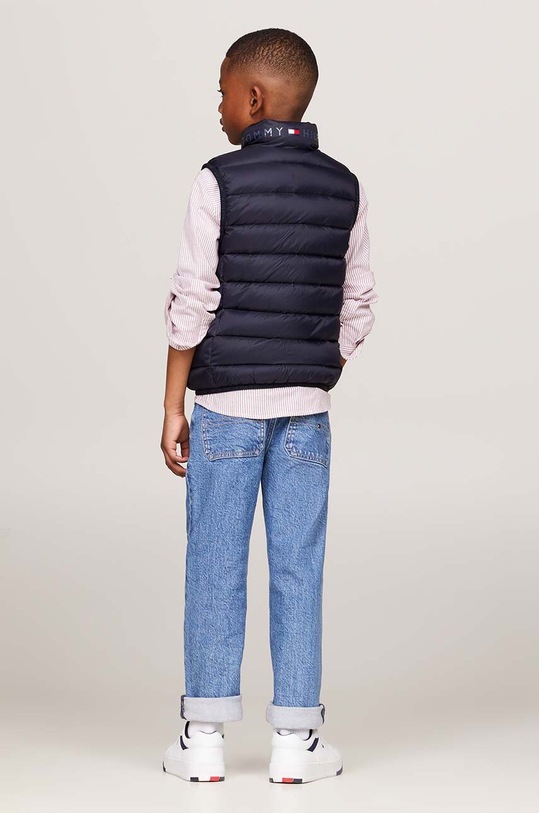 Tommy Hilfiger bezrękawnik puchowy dziecięcy KS0KS00439.PPYH czarny
