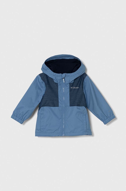 Columbia geaca bebe Rainy Trails Fleece cu captuseala albastru 1886502