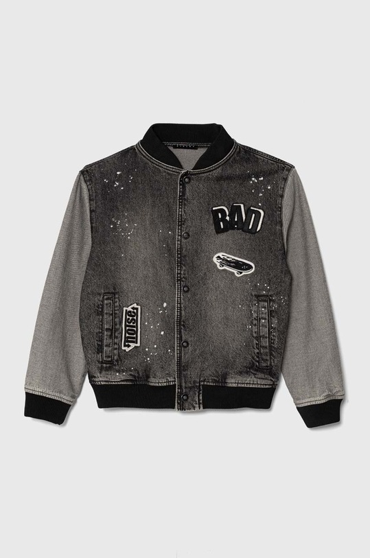 Sisley kurtka bomber dziecięca nieocieplane czarny 2DW2YN00Y.G.Seasonal