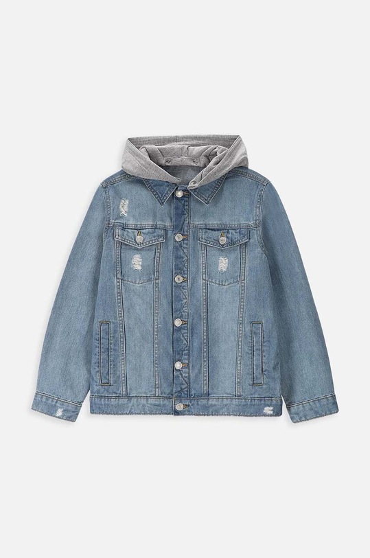 Coccodrillo geacă din denim pentru copii WC4152301JCB albastru SS24