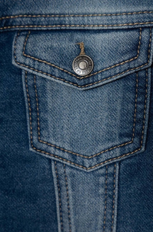Băieți United Colors of Benetton geacă din denim pentru copii 29BPGN014.P.Reproposed albastru