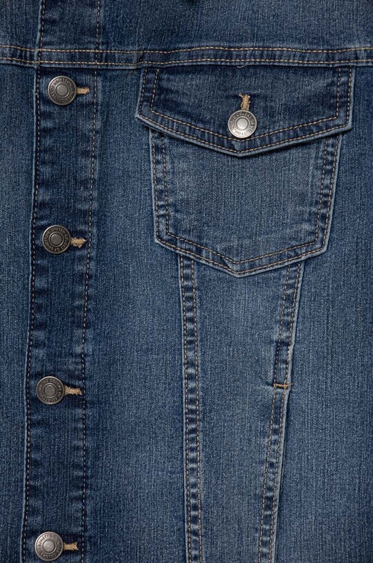 Băieți United Colors of Benetton geacă din denim pentru copii 2XA2CN022.G.Reproposed albastru