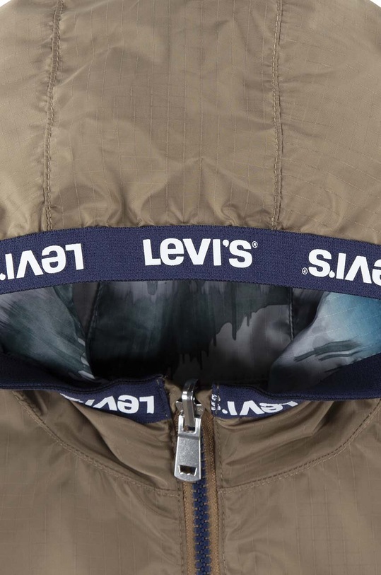 Chłopiec Levi's kurtka dwustronna dziecięca LVB REVERSIBLE BOY'S WIND JKT 8EK398 beżowy