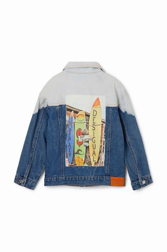Băieți Desigual geacă din denim pentru copii 24SBED02 albastru