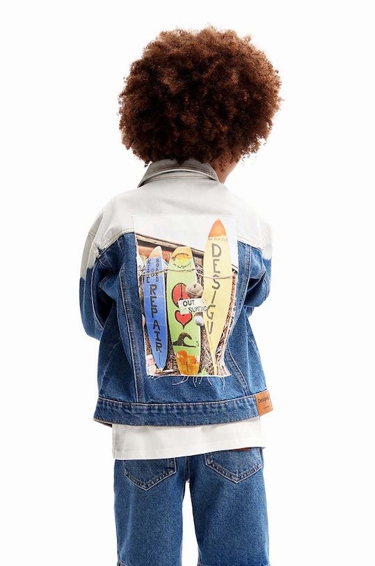 Desigual geacă din denim pentru copii 24SBED02