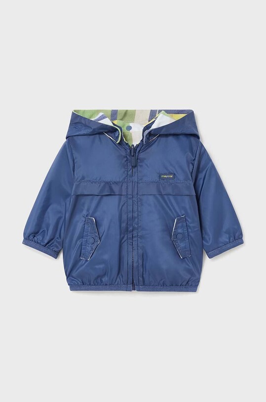 Mayoral Newborn geacă reversibilă pentru bebeluși 1431.1P.Newborn.PPYH bleumarin SS24