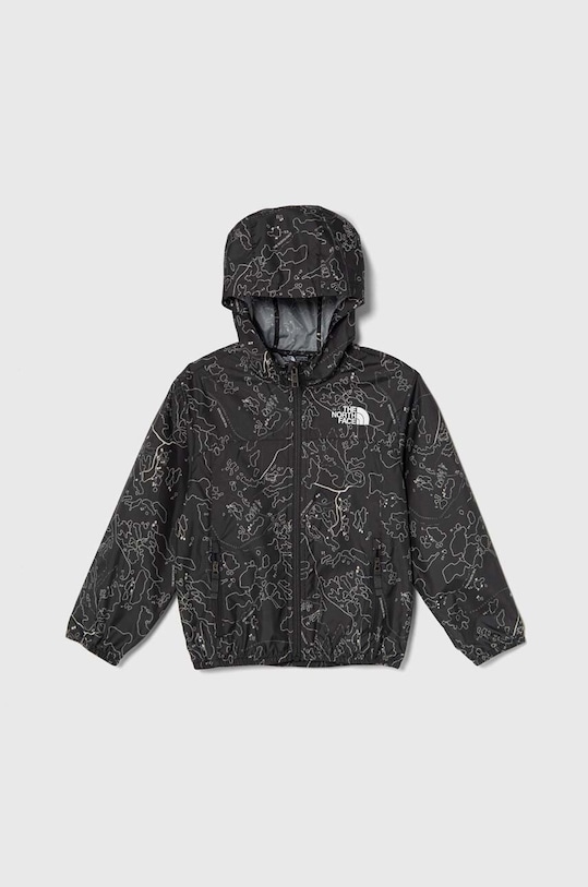 The North Face kurtka dziecięca NEVER STOP HOODED WINDWALL JACKET pozostałe szary NF0A86TQ