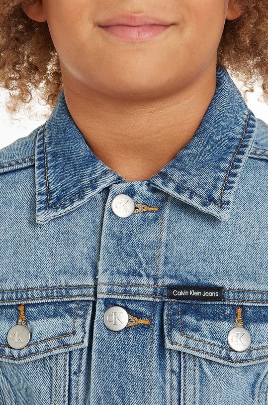 Детская джинсовая куртка Calvin Klein Jeans IB0IB02011.PPYH голубой