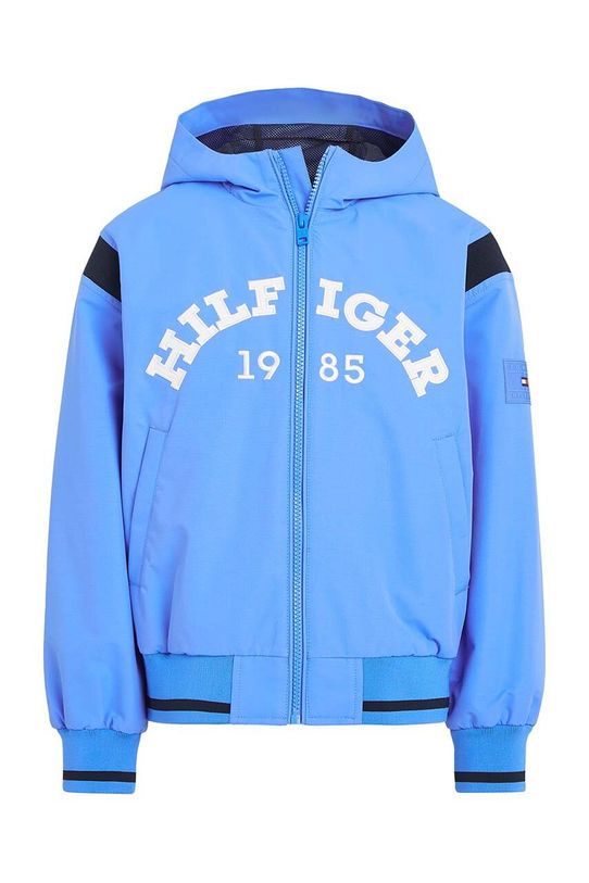 Detská bunda bomber Tommy Hilfiger KB0KB08870.128.176.PPYH modrá SS24