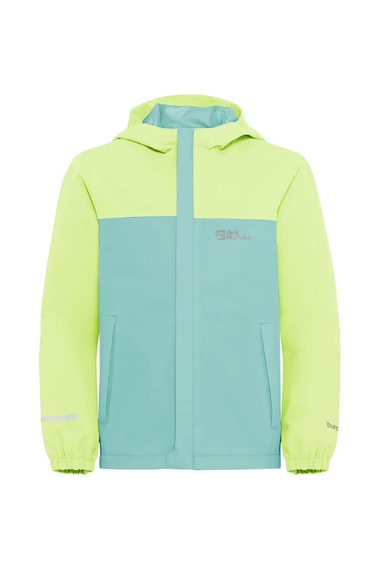 Jack Wolfskin kurtka przeciwdeszczowa dziecięca TUCAN 1608284.164.176 zielony SS25