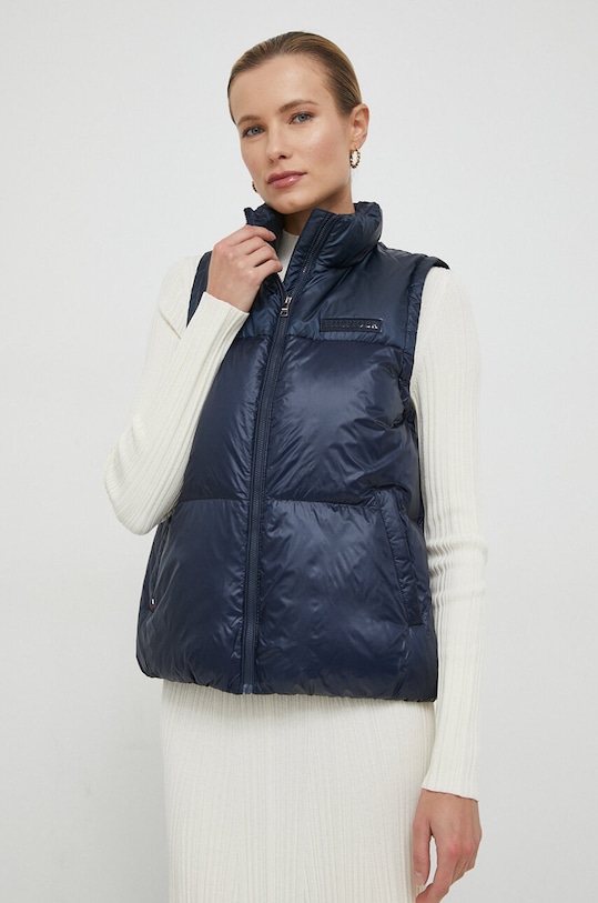 Tommy Hilfiger bezrękawnik puchowy granatowy WW0WW41170