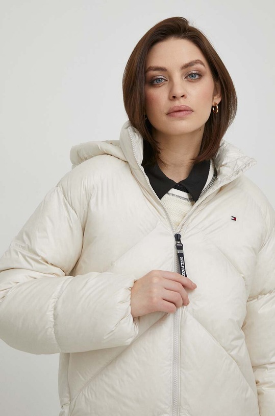 Tommy Hilfiger kurtka puchowa pozostałe beżowy WW0WW41176
