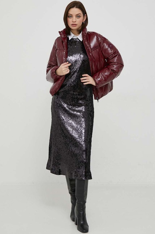 Tommy Hilfiger kurtka puchowa WW0WW41658 bordowy SS24