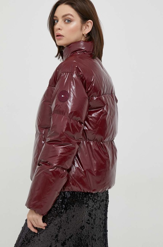 Tommy Hilfiger kurtka puchowa WW0WW41658 bordowy