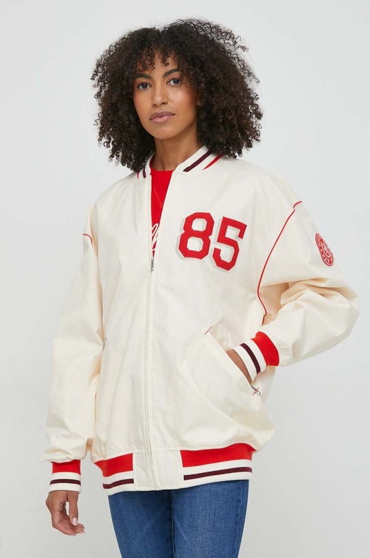 Odzież Tommy Hilfiger kurtka bomber WW0WW40477 beżowy