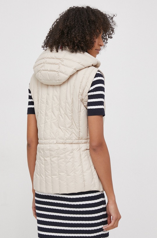 Odzież Tommy Hilfiger bezrękawnik puchowy WW0WW40485 beżowy