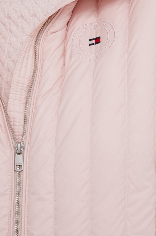 Péřová vesta Tommy Hilfiger růžová WW0WW40485