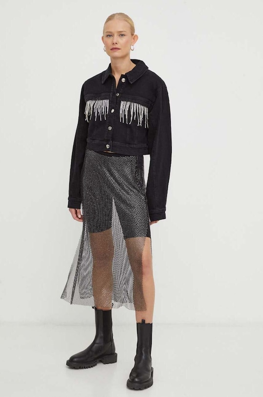 Džínová bunda Gestuz 10908578 černá SS24