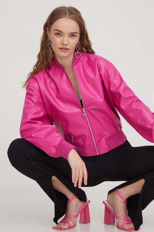 HUGO kurtka bomber 50508332 różowy SS24