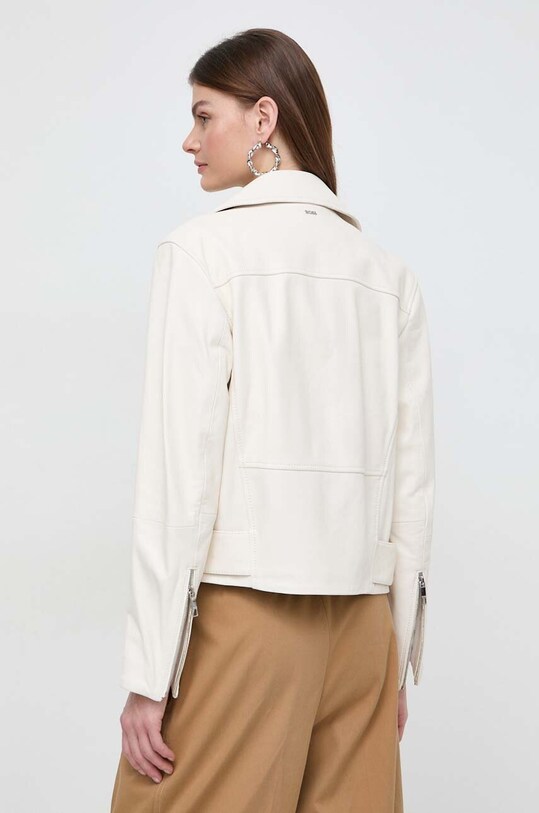 Ρούχα Δερμάτινο jacket BOSS 50505622 λευκό