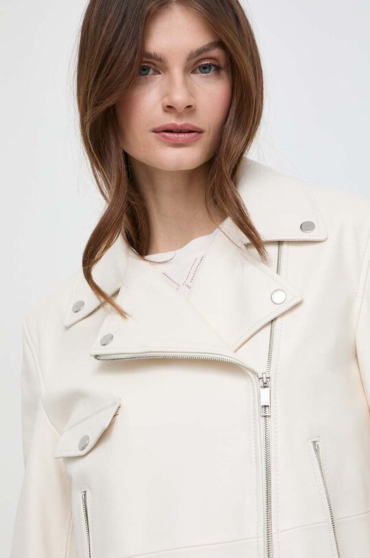 Δερμάτινο jacket BOSS λευκό 50505622