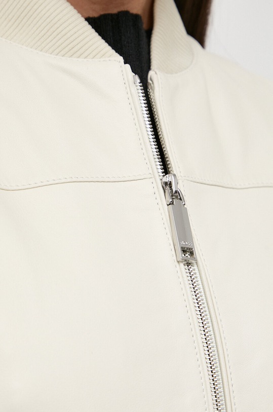 Kožená bunda bomber BOSS 50514452