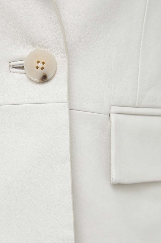 BOSS marynarka skórzana 50516949 szary