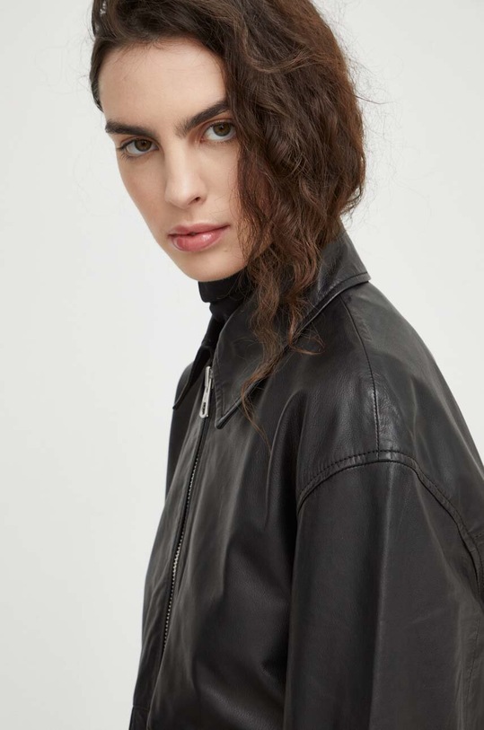 Marc O'Polo geaca de piele 310702373015 negru