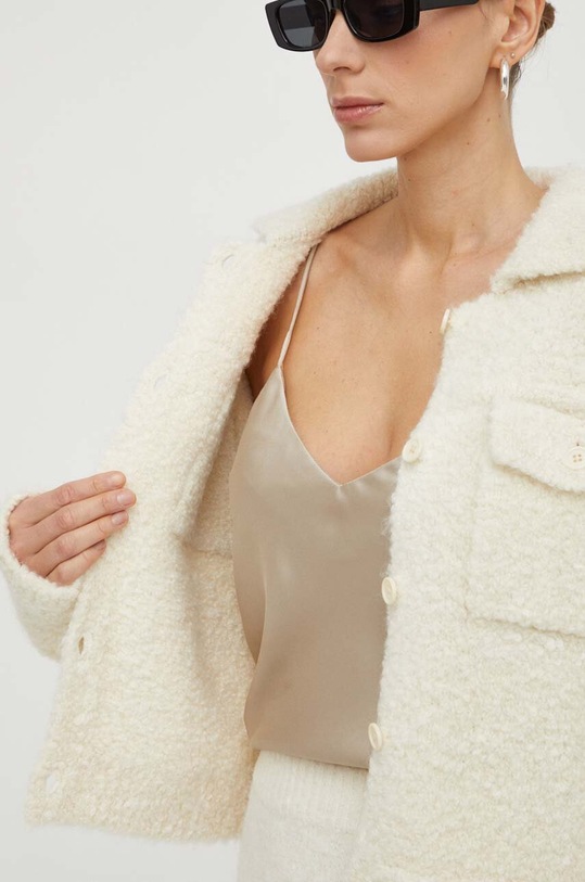 Samsoe Samsoe kardigan z domieszką wełny EMILIE F23400049