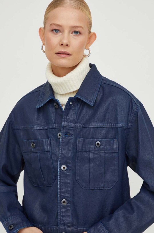 G-Star geacă din denim bleumarin D24082.D436
