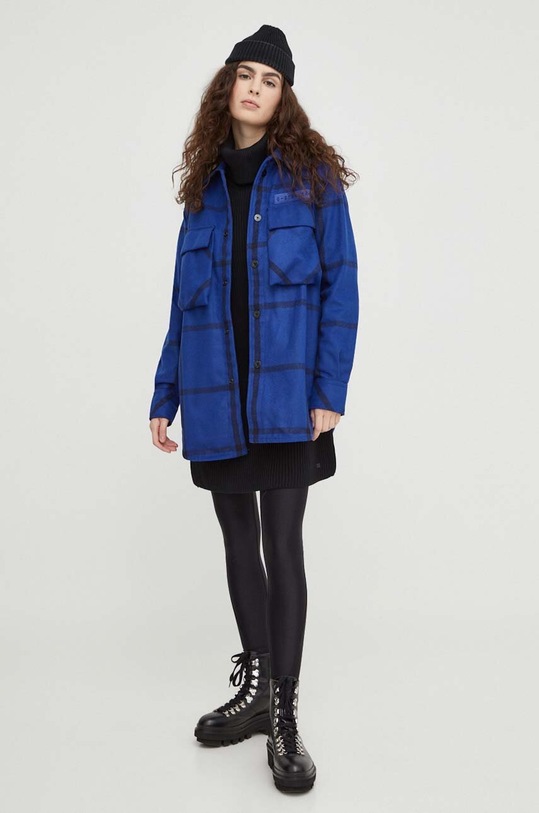 G-Star kurtka koszulowa D23554.D402 niebieski SS24