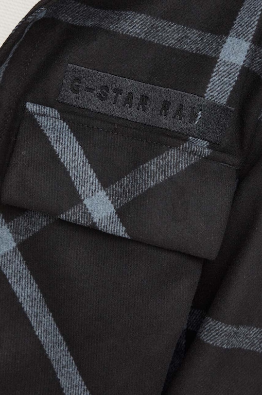 G-Star geacă cu aspect de cămașă D23554.D402 negru