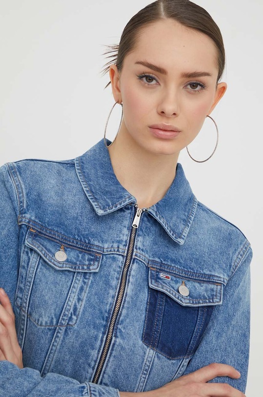 Džínová bunda Tommy Jeans DW0DW16989 modrá