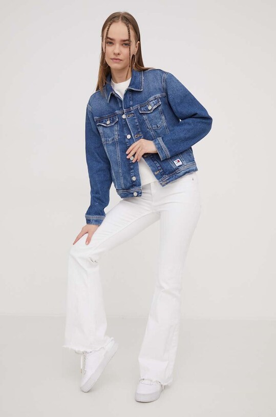 Tommy Jeans kurtka jeansowa DW0DW16986 niebieski SS24