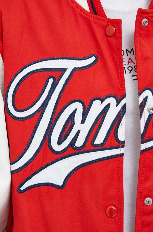 Tommy Jeans geacă bomber DW0DW17233 rosu