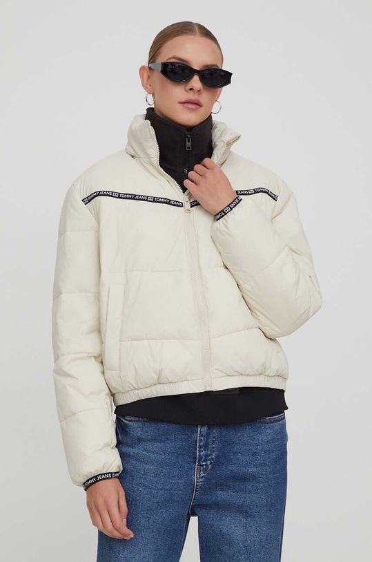 Tommy Jeans kurtka bez kaptura beżowy DW0DW17238