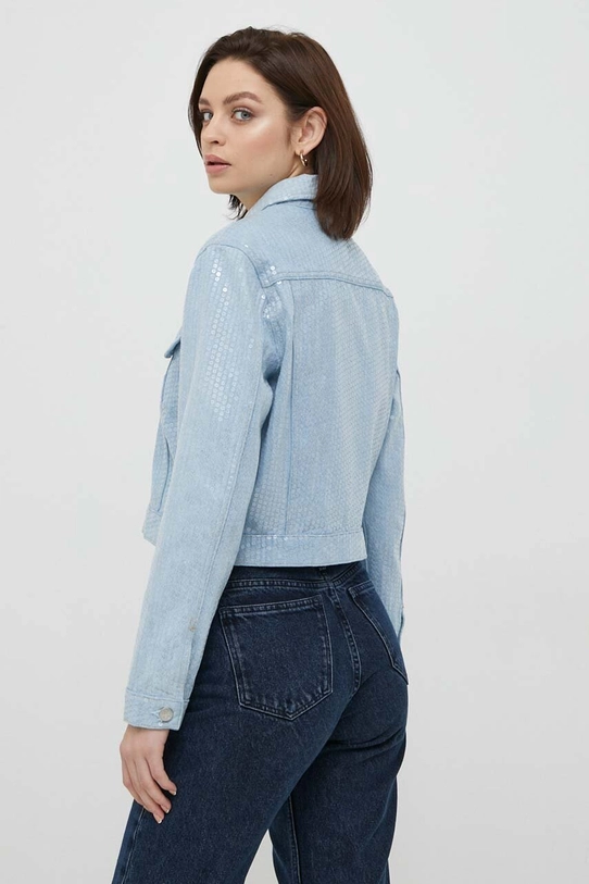 Îmbrăcăminte Calvin Klein Jeans geacă din denim J20J222872 albastru