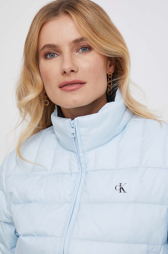 Calvin Klein Jeans kurtka puchowa niebieski J20J222585