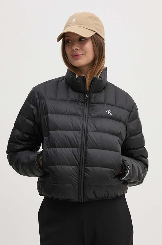Calvin Klein Jeans kurtka puchowa czarny J20J222585