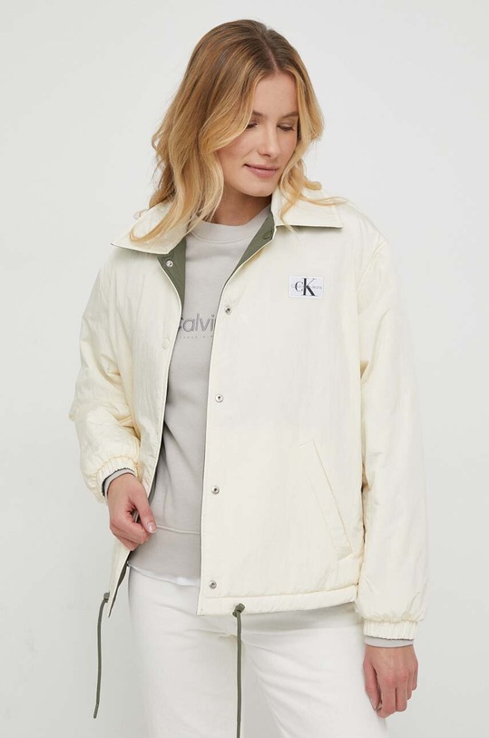 Двусторонняя куртка Calvin Klein Jeans J20J222589 зелёный SS24