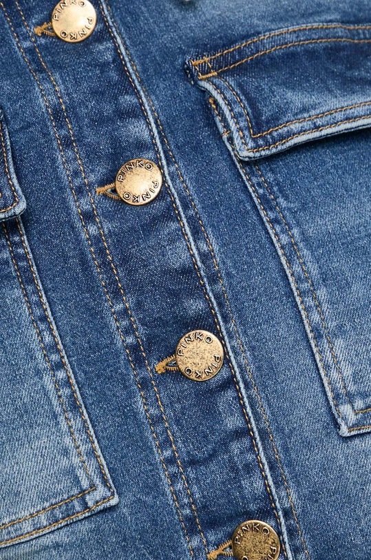 Džínová bunda Pinko 102944.A1LQ námořnická modř