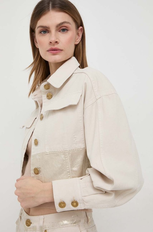 Pinko kurtka jeansowa 102944.A1MR beżowy